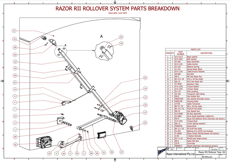 RAZOR RII ROLLOVER SYSTEM (External Controller)