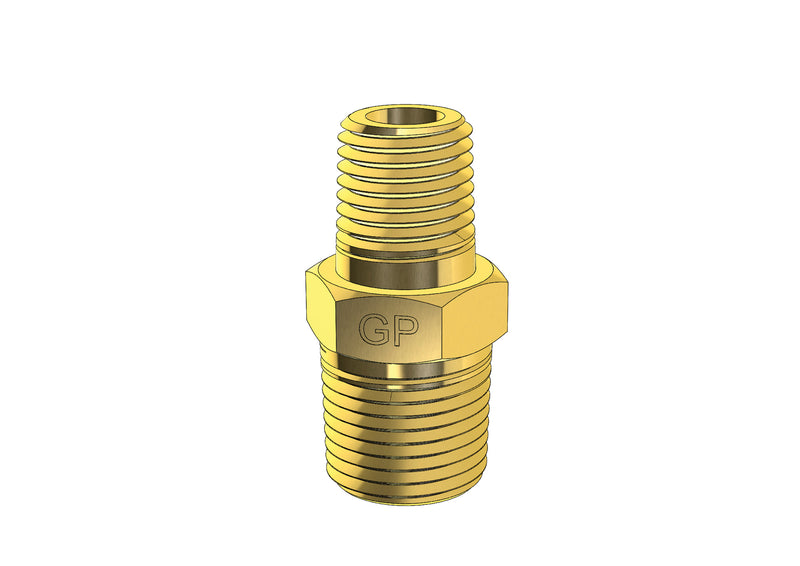 BRASS NIPPLES - BSPT THREAD